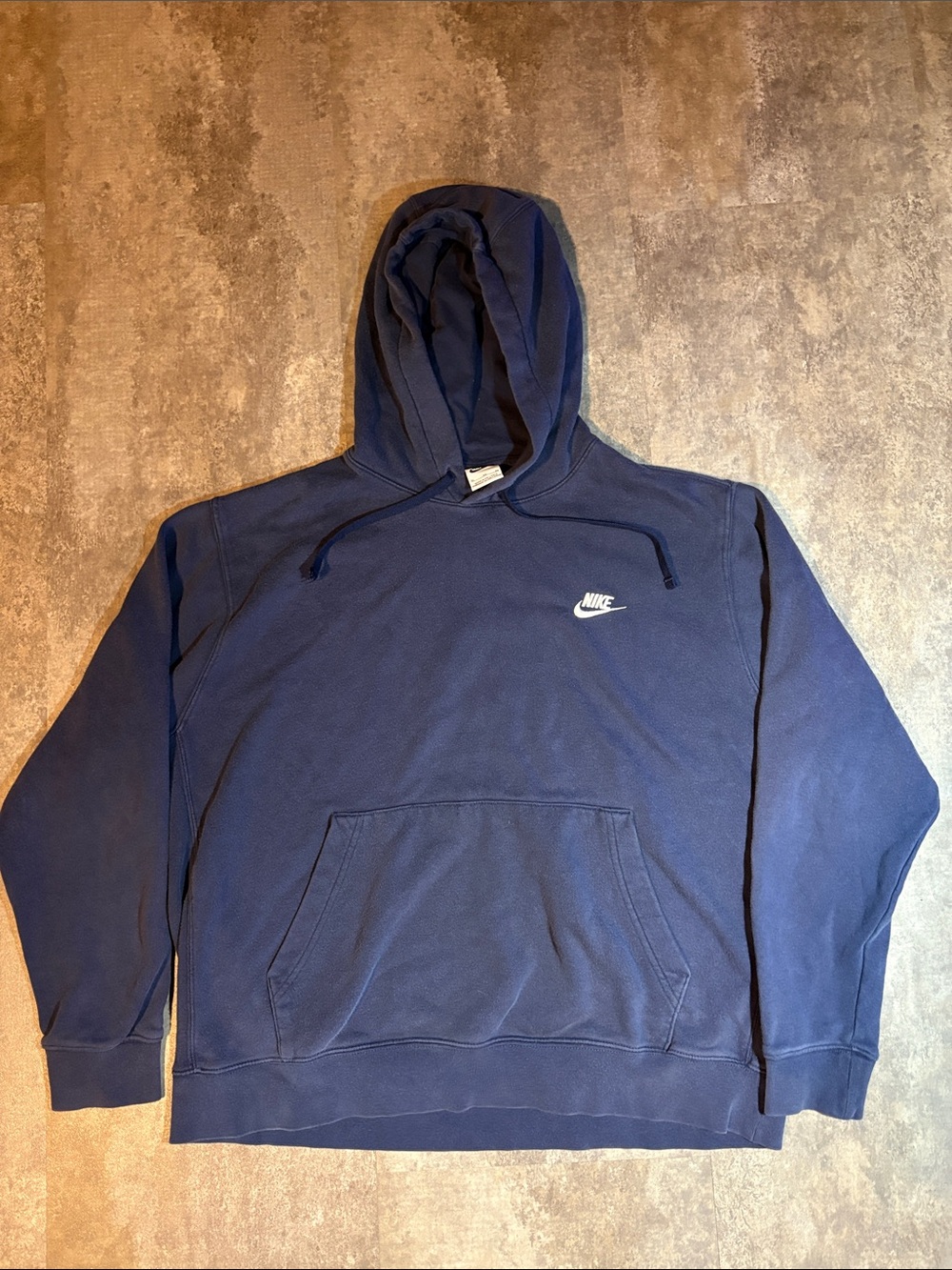 Nike Men's Navy Blue Pullover Hoodie XL